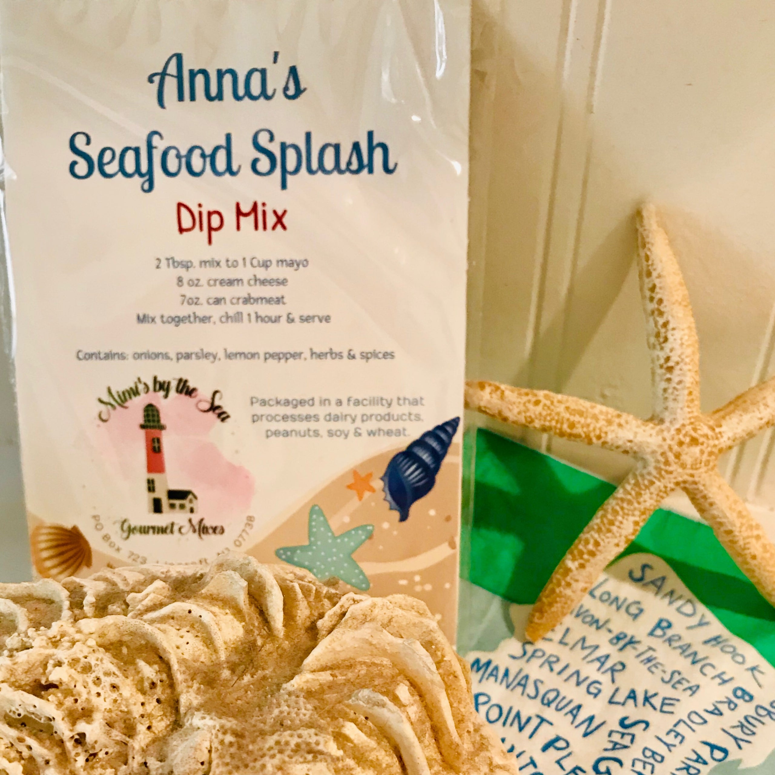 Anna’s Seafood Splash Seasoning & Dip Mix Mimi's By The Sea Gourmet Mixes